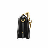 thumbnail Nile Crossbody Bag Small Leather Black GHW - L'UXE LINK