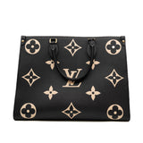 thumbnail Onthego MM in Black and Beige Microchip - L'UXE LINK