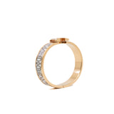 thumbnail clic H bangle in white mix pattern ghw - L'UXE LINK