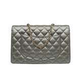 thumbnail flap bag grey with pearl seri 23 - L'UXE LINK