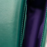 thumbnail Serpenti Forever Chain Wallet in calfskin green ghw - L'UXE LINK