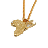 thumbnail africa necklace in ghw - L'UXE LINK