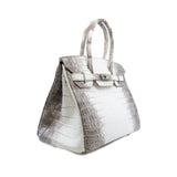 thumbnail Birkin 30 in Crocodile Himalaya Stamp B Phw 2024 - L'UXE LINK