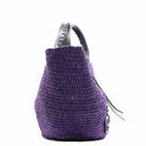 thumbnail tote woven purple - L'UXE LINK