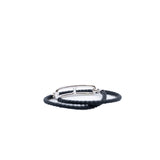 thumbnail Roulis Double Tour bracelet black - L'UXE LINK