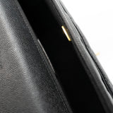 thumbnail 22k large backpack in black caviar GHW