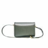 thumbnail medium solferino satchel in calfskin dark green ghw 2020