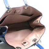 thumbnail Large Diorissimo In Blue/Nude Pink Calfskin Handbag PHW With Strap - L'UXE LINK