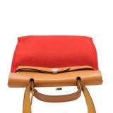 thumbnail herbag 31 fabric orange red phw A stamp - L'UXE LINK