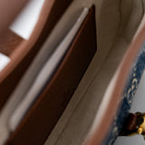 thumbnail mini Jackie 1961 in denim/brown leather ghw 2022