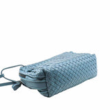 thumbnail NODINI CROSSBODY BAG INTRECCIATO NAPPA SMALL LEATHER BLUE - L'UXE LINK