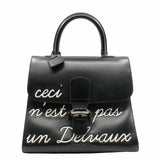 thumbnail Brillant Charm Large Limited Edition Leather black shw - L'UXE LINK