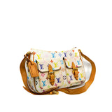 thumbnail Lodge GM In Monogram White/Multicolor Shoulder Bag GHW (Tag With Stamp) - L'UXE LINK