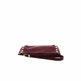 thumbnail valentino card holder leather red ghw - L'UXE LINK