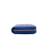 thumbnail zipped wallet in blue lambskin phw seri27