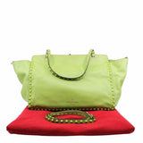 thumbnail tote medium bag with strap green ghw - L'UXE LINK