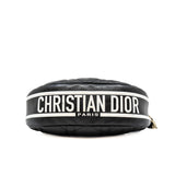 thumbnail Medium Black Lambskin Cannage Dior Vibe Hobo Bag GHW - L'UXE LINK