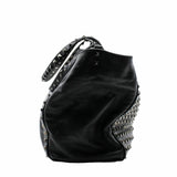thumbnail Studded Rockstud Tote Black - L'UXE LINK