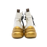 thumbnail Archlight High Top Sneakers White/Black Leather Size 38 - L'UXE LINK