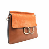 thumbnail faye medium leather brown ghw - L'UXE LINK
