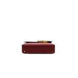 thumbnail mini verrou chain bag wine red goat leather ghw D stamp