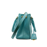 thumbnail Small Saffiano Lux Galleria Double Zip Tote GHW - L'UXE LINK