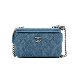 thumbnail Small Denim Vanity Bag Blue Seri KTPKXXXX - L'UXE LINK