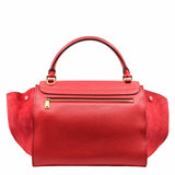 thumbnail trapeze bag medium leather red ghw - L'UXE LINK