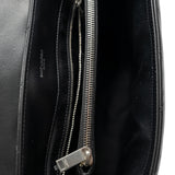 thumbnail large loulou shoulder bag in black matelasse lambskin phw