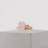 thumbnail Rose Dior Pré Catelan Ring In Rose Gold/Diamonds/Pink Quartz - L'UXE LINK