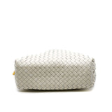 thumbnail tote shoulder bag in white with strap - L'UXE LINK