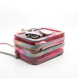 thumbnail Small Filigree PVC And Patent Leather In Pink Vanity Bag PHW Seri 29 - L'UXE LINK