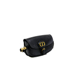 thumbnail small bobby bag with strap in calfskin black ghw 2021
