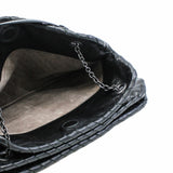 thumbnail chain crossbody bag leather black - L'UXE LINK