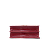 thumbnail small flap bag in Calfskin Lizard Embossed red/pink ghw - L'UXE LINK