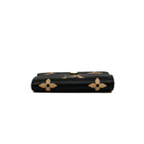 thumbnail Victorine Wallet in leather black ghw - L'UXE LINK