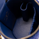 thumbnail mini vanity with top handel and chain in twist/leather purple ghw