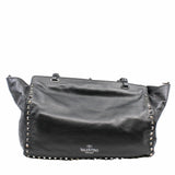 thumbnail Studded Rockstud Tote Black - L'UXE LINK