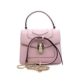 thumbnail BVLGARI SERPENTI FOREVER CROSSBODY TOP HANDLE BAG IN PINK GHW - L'UXE LINK