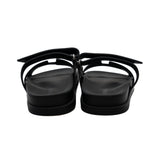 thumbnail chypre sandal in leather Black phw#34 - L'UXE LINK