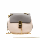 thumbnail drew bag medium pink and grey ghw - L'UXE LINK