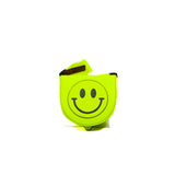 thumbnail Small Neon Yellow Calfskin Ibiza Smiley Cross Body Bag - L'UXE LINK
