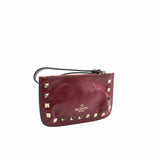 thumbnail valentino card holder leather red ghw - L'UXE LINK