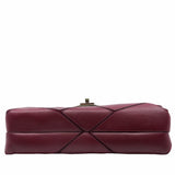 thumbnail Flap Bag MM Wine Red - L'UXE LINK