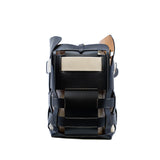 thumbnail leather woven tote in black and white - L'UXE LINK