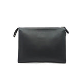 thumbnail zippy letter clutch in leather black phw - L'UXE LINK