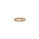 thumbnail True band 18k rose gold with diamonds 2.5mm size 6 - L'UXE LINK