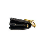 thumbnail Small Nile Black Calfskin Leather Bracelet Bag GHW - L'UXE LINK