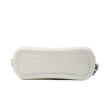 thumbnail Small Gabrielle In White Calfskin Hobo Bag Multicolor Hardware Seri 25 - L'UXE LINK
