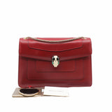 thumbnail SERPENTINE MM RED DOUBLE FLAP GHW - L'UXE LINK